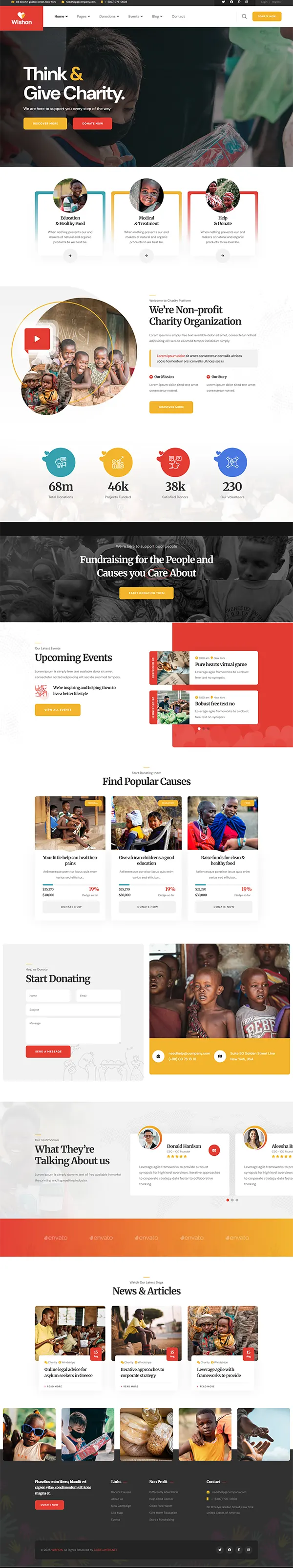 Wishon - Joomla 6 Nonprofit Charity Template | NGO